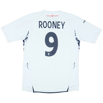 2007-09 England Home Shirt Rooney #9 - 7/10 - (M)