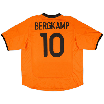 2000-02 Netherlands Home Shirt Bergkamp #10 - 9/10 - (XXL)