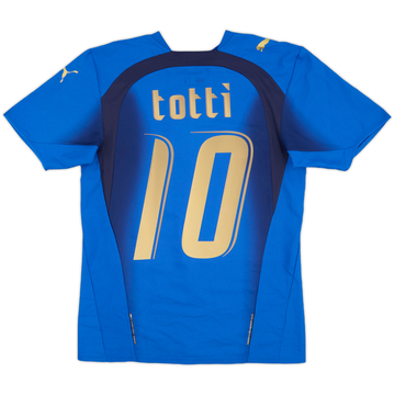 2006 Italy Home Shirt Totti #10 - 6/10 - (XS)