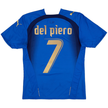 2006 Italy Home Shirt Del Piero #7 - 8/10 - (S)