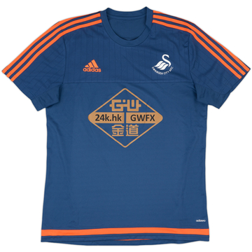 2015-16 Swansea adidas Training Shirt - 9/10 - (L)