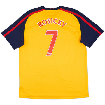 2008-09 Arsenal Away Shirt Rosicky #7 - 8/10 - (XL)