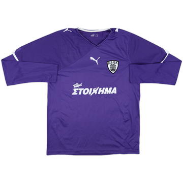 2010-11 PAOK Third L/S Shirt - 8/10 - (L)