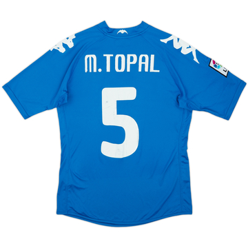 2010-11 Valencia Third Shirt Topal #5 - 6/10 - (S)