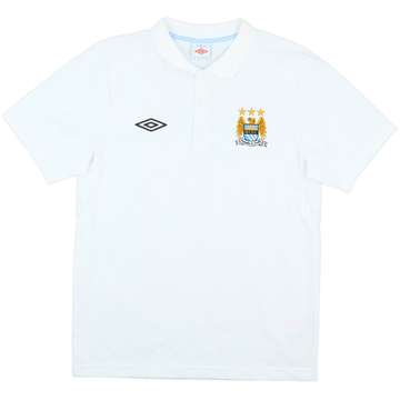 2011-12 Manchester City Umbro Polo Shirt - 9/10 - (M)