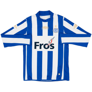 2007-08 Esbjerg Home L/S Shirt - 8/10 - (S)