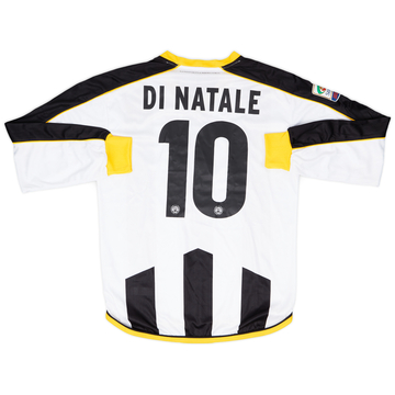 2014-15 Udinese Match Issue Home L/S Shirt Di Natale #10