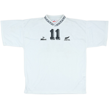 1995-97 New Zealand Match Issue Home Shirt #11