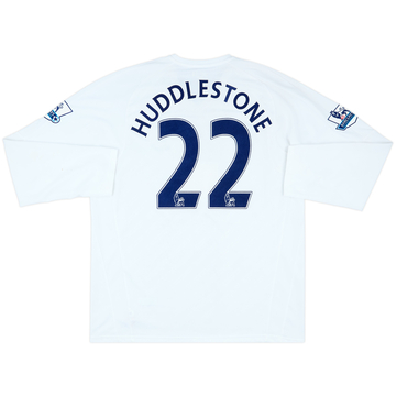 2007-08 Tottenham Match Issue Home L/S Shirt Huddlestone #22