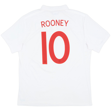 2009-10 England Home Shirt Rooney #10 - 8/10 - (XL)