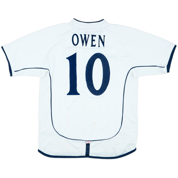 2001-03 England Home Shirt Owen #10 - 7/10 - (M)