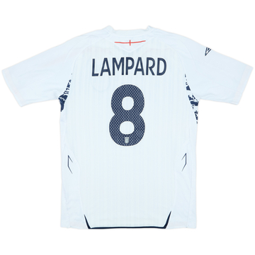2007-09 England Home Shirt Lampard #8 - 6/10 - (M)