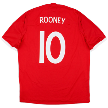 2010-11 England Away Shirt Rooney #10 - 8/10 - (XL)
