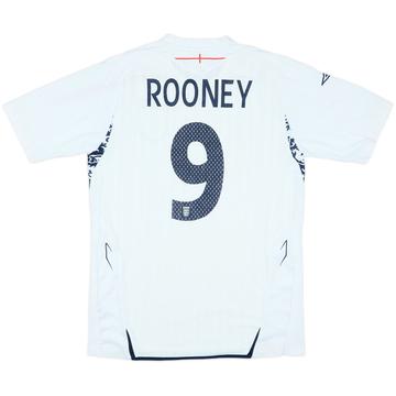 2007-09 England Home Shirt Rooney #10 - 5/10 - (S)