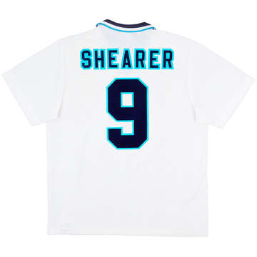 1995-97 England Home Shirt Shearer #9 - 9/10 - (XL)