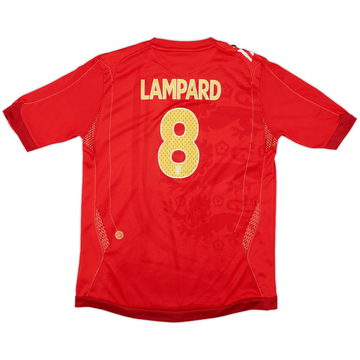 2006-08 England Away Shirt Lampard #8 - 8/10 - (L.Boys)