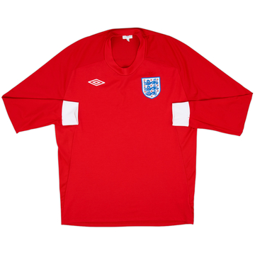 2010-11 England Away L/S Shirt - 10/10 - (L)