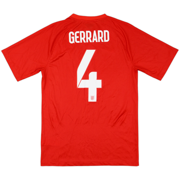 2014-15 England Away Shirt Gerrard #4 - 8/10 - (S)
