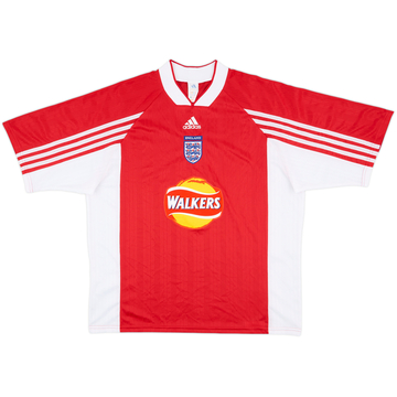 1995-96 England Schoolboys Away Shirt - 9/10 - (L)