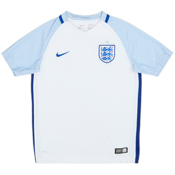 2016-17 England Home Shirt - 6/10 - (M.Boys)