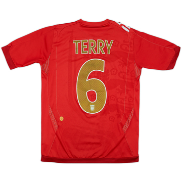 2006-08 England Away Shirt Terry #6 - 6/10 - (XL.Boys)
