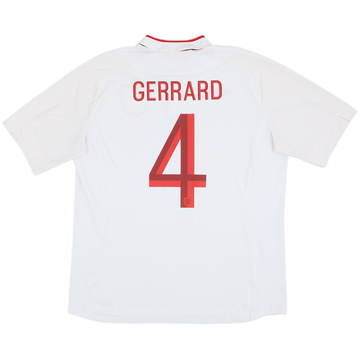 2012-13 England Home Shirt Gerrard #4 - 6/10 - (XL)