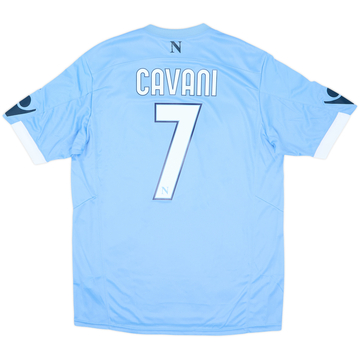 2010-11 Napoli Home Shirt Cavani #7 (XL)