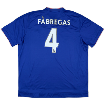 2015-16 Chelsea Home Shirt Fabregas #4 - 10/10 - (XXL)