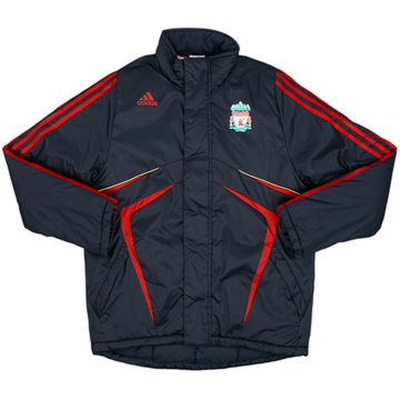 2009-10 Liverpool adidas Padded Bench Coat - 7/10 - (M.Boys)