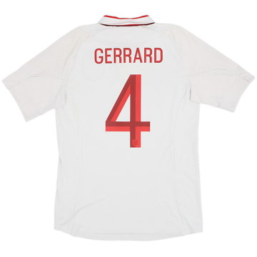 2012-13 England Home Shirt Gerrard #4 - 5/10 - (M)