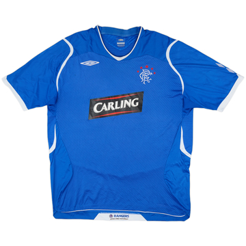 2008-09 Rangers Home Shirt - 8/10 - (XL)