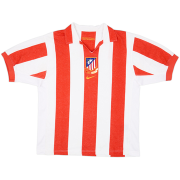 2003-04 Atletico Madrid Centenary Home Shirt - 6/10 - (L)