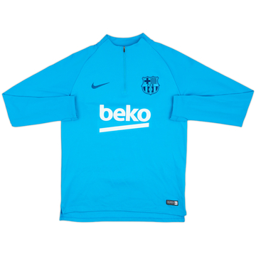 2019-20 Barcelona Nike 1/4 Zip Drill Top - 8/10 - (M)