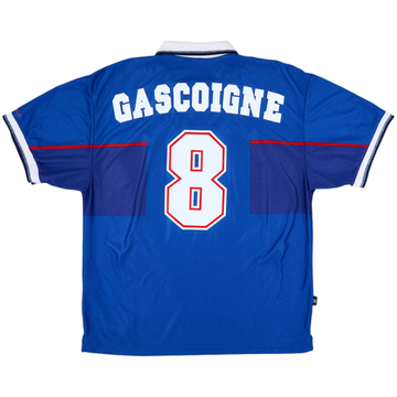 1997-99 Rangers Home Shirt Gascoigne #8 - 9/10 - (XL)