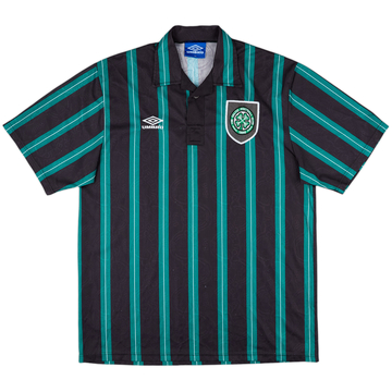 1992-93 Celtic Away Shirt - 8/10 - (XL)