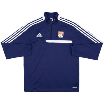 2013-14 Lyon adidas 1/4 Zip Track Top - 5/10 - (L)