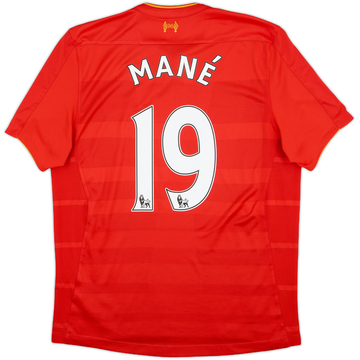 2016-17 Liverpool Home Shirt Mane #19 - 5/10 - (L)