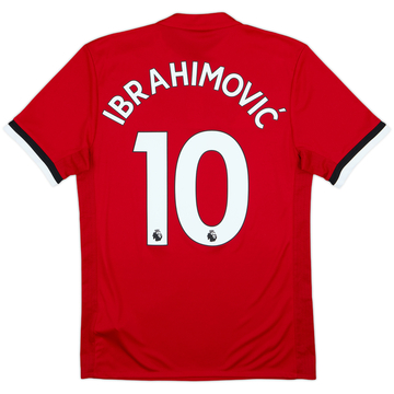 2017-18 Manchester United Home Shirt Ibrahimovic #10 (S)