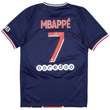 2020-21 Paris Saint-Germain Home Shirt Mbappe #7 - 7/10 - (S)
