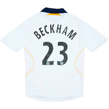 2007-08 LA Galaxy Home Shirt Beckham #23 - 4/10 - (S)