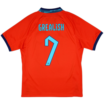 2022-23 England Away Shirt Grealish #7 - 10/10 - (M)