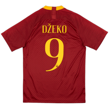 2018-19 Roma Home Shirt Dzeko #9 - 10/10 - (S)