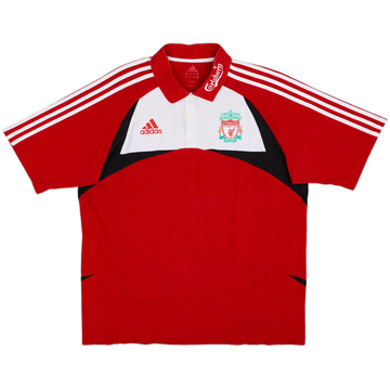2007-08 Liverpool adidas Polo Shirt - 8/10 - (L)