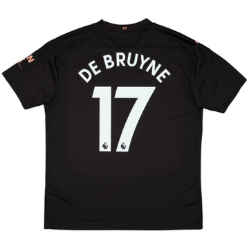 2020-21 Manchester City Away Shirt De Bruyne #17 (L)