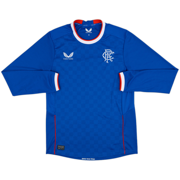 2022-23 Rangers Home L/S Shirt - 10/10 - (M)