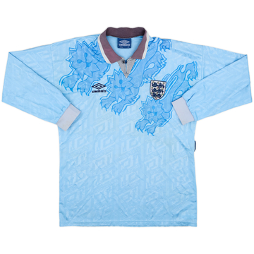 1992-93 England Third L/S Shirt #21 - 4/10 - (XL)