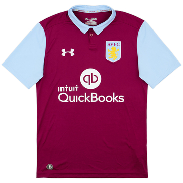2016-17 Aston Villa Home Shirt - 10/10 - (M)