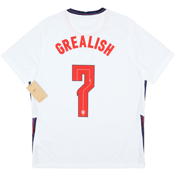 2020-22 England Home Shirt Grealish #7 (L)