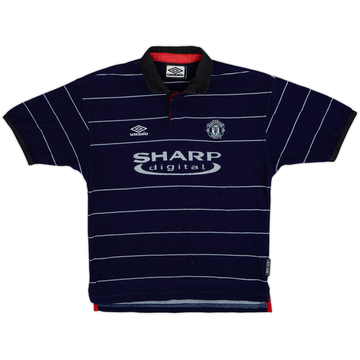 1999-00 Manchester United Away Shirt - 9/10 - (M.Boys)