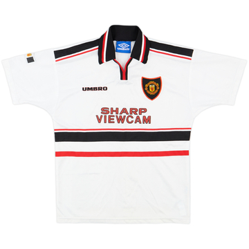 1997-99 Manchester United Away Shirt - 8/10 - (L.Boys)